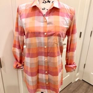 Gap plaid blouse